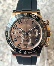 勞力士 / 勞力士 / 原廠錶盤 / 巧克力色阿拉伯數字 / 宇宙計型迪通拿 / 迪通拿 / 型號 116515 / 定制狀態交付