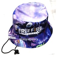 FREE FIRE FULL PRINT BUCKET HAT FOR CHILDREN FREE FIRE/ HAT FREE FIRE GAME HAT FOR CHILDREN