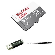 SanDisk Ultra 64GB MicroSDXC Memory Card for Samsung Galaxy S9, S8, S8+ Plus, S7, S7 Edge Smart C...