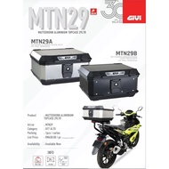 `KOTAK/BOX GIVI TREKKER MATTERHORN MONOLOCK ALUMINIUM TOP CASE MTN29 [BASE PLATE EXCLUDED]