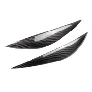 Head Light Eyebrow Sticker Trim Carbon Fiber Interior Accessories For C Class W204 C180 /C200 /C260/