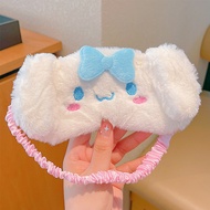 Penutup Mata Tidur Bulu Lembut Karakter Sanrio Lucu Sleeping Eye Cover Melody Kuromi Cinnamoroll