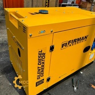 FIRMAN Genset Diesel Silent FDG15000SE 8000 Watt 1 Phase Silent Diesel Generator FDG 15000 SE 8kW