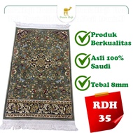 Rawdah Madinah Prayer Rug Large 70 x 110 cm Original Saudi Raudah Rawda Raudhah Import 8 MM Thicknes