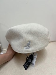 Kangol 羊毛小偷帽 白色 L號