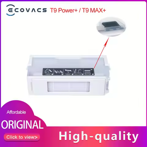 Original ECOVACS DEEBOT T9 Power+ Dust Box for DEEBOT T9 Max + Dirt Collection Vacuum Cleaner Roboti