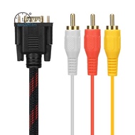 Adapter Cable, Cable  Audio Cable VGA to AV Cable 15 Pin to 3  Audio AV Cable Adapter for HDTV PC DV