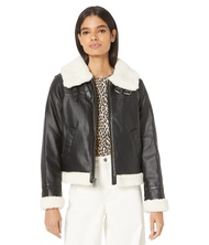 Women's Faux Rancher Aviator Jacket
