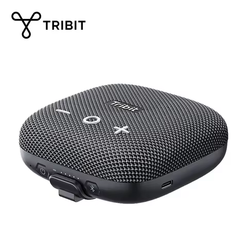 Tribit StormBox Micro 2 Portable Speaker, 10W Loud Bass IP67 Waterproof, Bluetooth 5.3 Bike Speaker,
