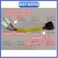 CDI CONVERTER SOCKET - LC 135 > PNP > WAVE 110 DASH 110/ FUTURE 125 WAVE DASH 110 / WAVE 110 RS wave