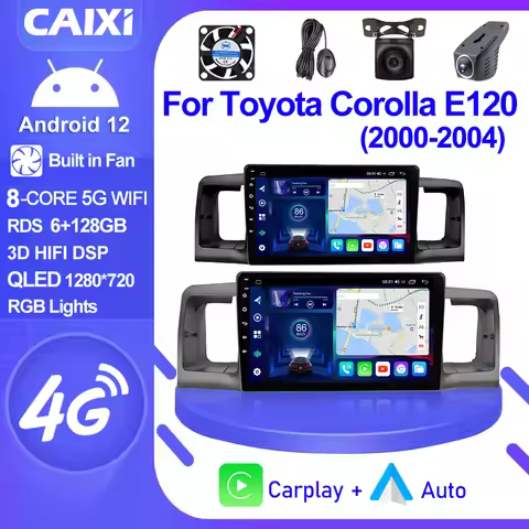 CAIXI For Toyota Corolla E 120 E120 BYD F3 2007-2011 Android auto Car Radio Multimedia carplay gsp 2