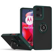 Multi-Function 360° Rotating Ring Bracket Phone Case For Motorola Moto G04 G24 Kickstand Cover