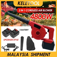 Tembak Mesin angin air Blower Rumput cordless portable blower Vacuum dan blower penyembur air bateri blower angin elektrik Leave Blower Cordless Electric Air Blower 2 in 1 Portable Handheld Car Vacuum Cleaner with Battery Blowing And Suction