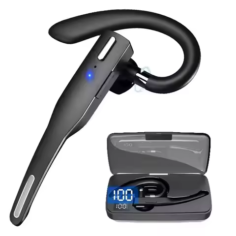 YYK-525 Wireless Headset Business Ear-mounted Bluetooth V5.1 Hands-free Call Noise Reduction Headpho