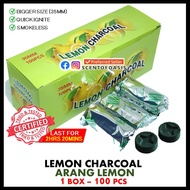 CHARCOAL LEMON  1 BOX (100 PCS) ♨️ ARANG BULAT LEMON
♨️ TAHAN 2JAM 20MIN (TESTED) 5 SAAT DAH NYALA, 