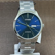 Citizen NH8350-83L Men Automatic Stainless Steel Blue Dial Round Date Analog Watch