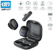 ACEFAST R1 Wireless Lavalier Dual Microphone For lPhone 16/15 Android USB C AI Noise Reduction Low L