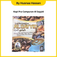 Kopi Pra Campuran Al Sayyid - 20 sacet Sunnah Madu Kurma Madu Halia Buah Tin Arabica Habbatussauda S