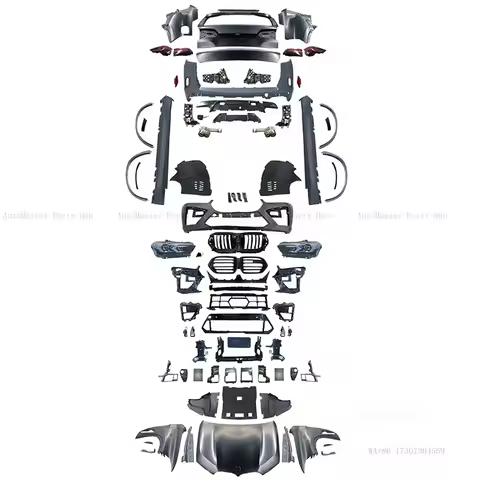 For X5 E70 Body Kit 2007-2014 Upgrade to 2024 F95 X5M Model Bodykit Front and Rear Car Bumper Side S