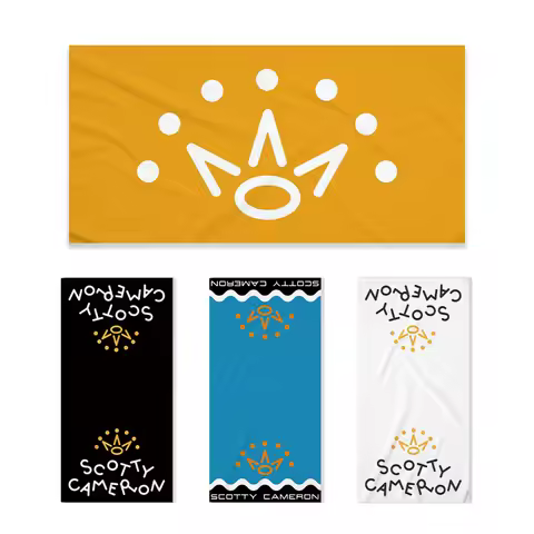 Sports Golf S-Scotty C-Cameron Printed Beach Towel One Piece Bath Towel 75x150cm Bathroom Shower Was