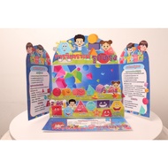 3-Fold Math Media Tabletop Type Shape Analysis (2D/3D)