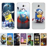 B9-Minions Cosplay theme Case TPU Soft Silicon Protecitve Shell Phone Cover casing For Samsung Galaxy j5 prime/j7 prime/j7 prime 2018（j7 prime 2）/j4 core 2018