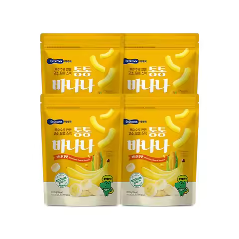 Bebecook Banana Corn Snack 4 packs