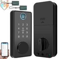 Digital Smart Door Lock Safe Fingerprint/Password/IC Card/Key/APP Control Door Lock for Home  SHOPQJC0626