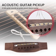 (RZDW) Acoustic Guitar Piezo Bridge Pickup with the Graininess of An Electric Guitar for Acoustic Gu