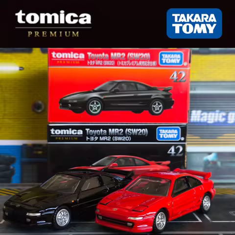 Takara Tomy Tomica Premium 42 Toyota MR2 SW20 Alloy Diecast Classic Sports Car Model Collectible Orn