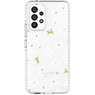 【預購】三星手機殼/Samsung Galaxy A53/花開原野/透白