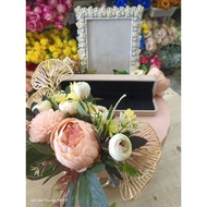 Set Hantaran Mas Kahwin Frame + Bekas Cincin Siap Gubah