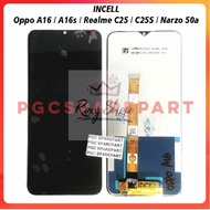 INCELL - LCD Touchscreen Oppo A16 A16s Realme C25 C25S Narzo 50a
