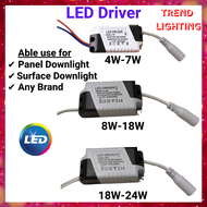 LED Driver LED Transformer LED Adaptor 4W 7W 12W 18W 24W
