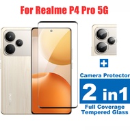 For Realme P4 Pro 5G Full Coverage Curved Tempered Glass For Realme P4 P3 P3X P2 Pro Ultra GT 7T 7 P
