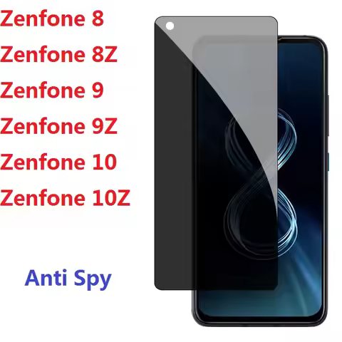 Privacy For Asus Zenfone 10 10Z Tempered Glass Zenfone 9 9Z Film Anti Spy Zenfone 8 8Z Screen Protec