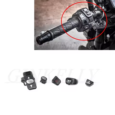 Left combination switch button For Kawasaki Z900 2020 2021 2022