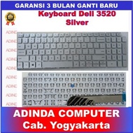 Dell Latitude 3520 Vostro 3510 3520 5510 5515 5518 Silver Keyboard