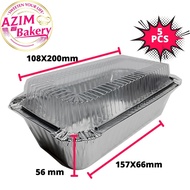 Rectangle Aluminium Tray 4573-P | Aluminium Container | Aluminium Foil | Bekas Aluminium Foil (5pcs)
