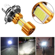 H4 Motorcycle Headlight Beam White Light Bulb 6000K LED 18W