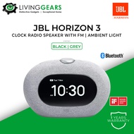 JBL Horizon 3 Bluetooth clock radio speaker with FM | Ambient Light | Type C Charging Port | JBL Pro