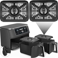 Suitable for Ninja Foodi DZ401, DZ550 10 Exaggerated Double Pot Air Fryer Support Pan Oil Separator 