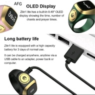 AFG Smart Tasbih Tally Counter Ring for Muslims Zikr Digital Tasbeeh 5 Prayer Time LE