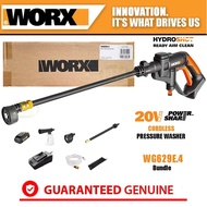Worx WG629E.4 20V HydroShot Cordless Portable Pressure Washer Kit •khm megatools•