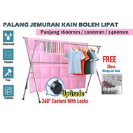 Penyidai Ampaian Kain Jemuran Panjang 2 meter Boleh Lipat