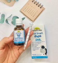 (Đủ bill) Natures way Kids Smart Drops DHA cho bé từ 4 tuần tuổi 20m.l