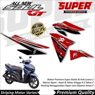 Soul GT 125 Stickers Anti-Fade Cool Soul GT 125 Striping Yamaha Soul GT 125 Hayabusa