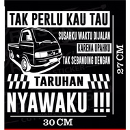 Cute car truck word stickers, cute word cutting stickers