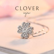 nnjew The Lucky 4 Leaf Clover Necklace Fashion Jewelry
