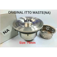 Original ITTO Nano Silver(NA)Sink Waste with Basket/Penapis sinki